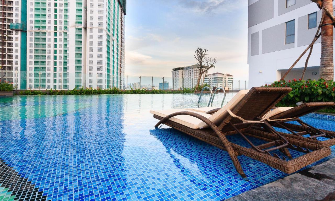 Rivergate Apartment - Gym & Pool Ho-Chi-Minh-Stadt Exterior foto