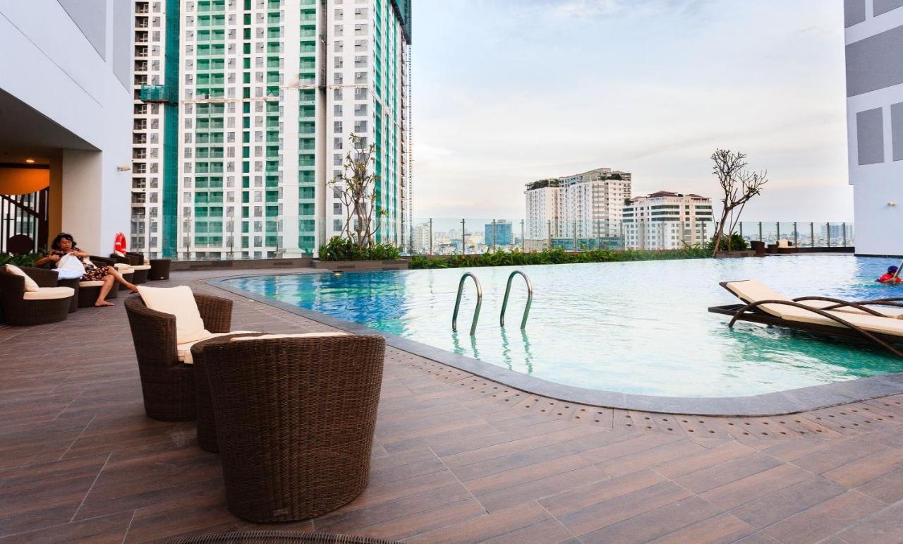 Rivergate Apartment - Gym & Pool Ho-Chi-Minh-Stadt Exterior foto