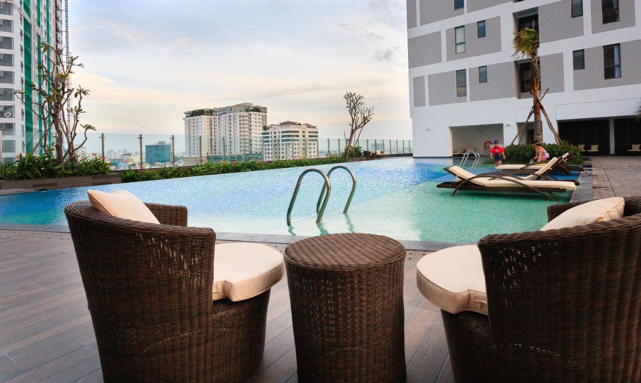 Rivergate Apartment - Gym & Pool Ho-Chi-Minh-Stadt Exterior foto